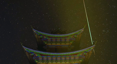 30秒延时看双子座流星雨