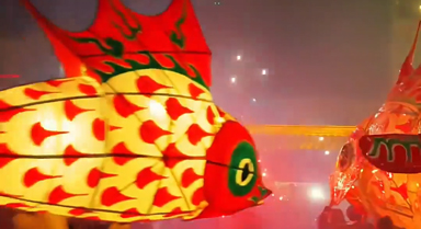 安徽歙县再现梦幻“鱼龙舞”