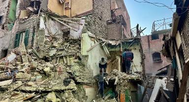 埃及一楼房倒塌致至少8人死亡