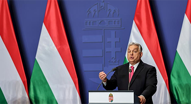 匈牙利总理欧尔班举行年度新闻发布会