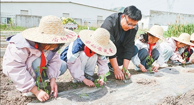 农场里的劳动课